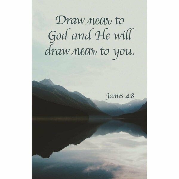 B & H Publishing Draw Near to God & He Will Draw Near to You James 4 - 8 Bulletin, 100PK 259748